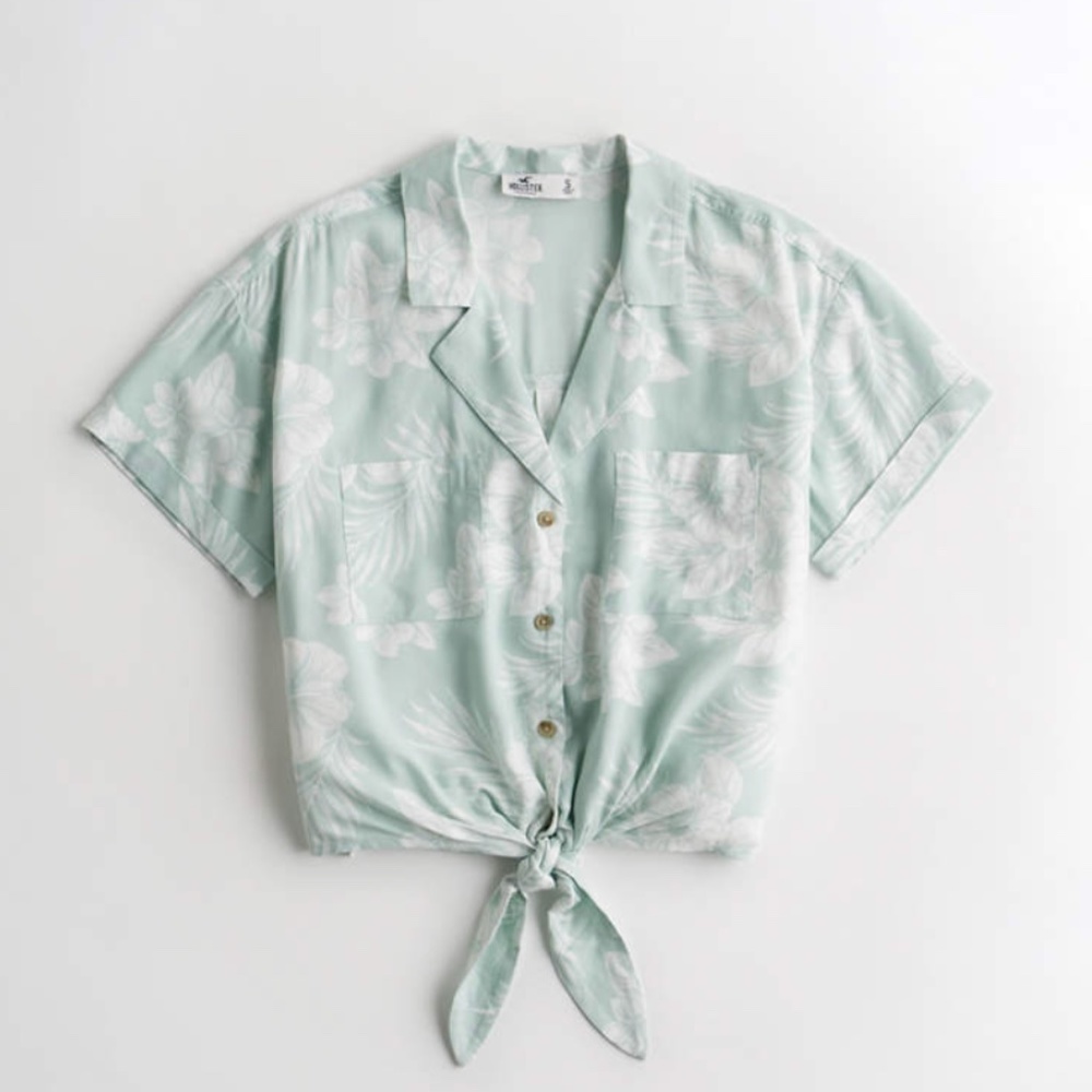 Tie Front Camp Shirt